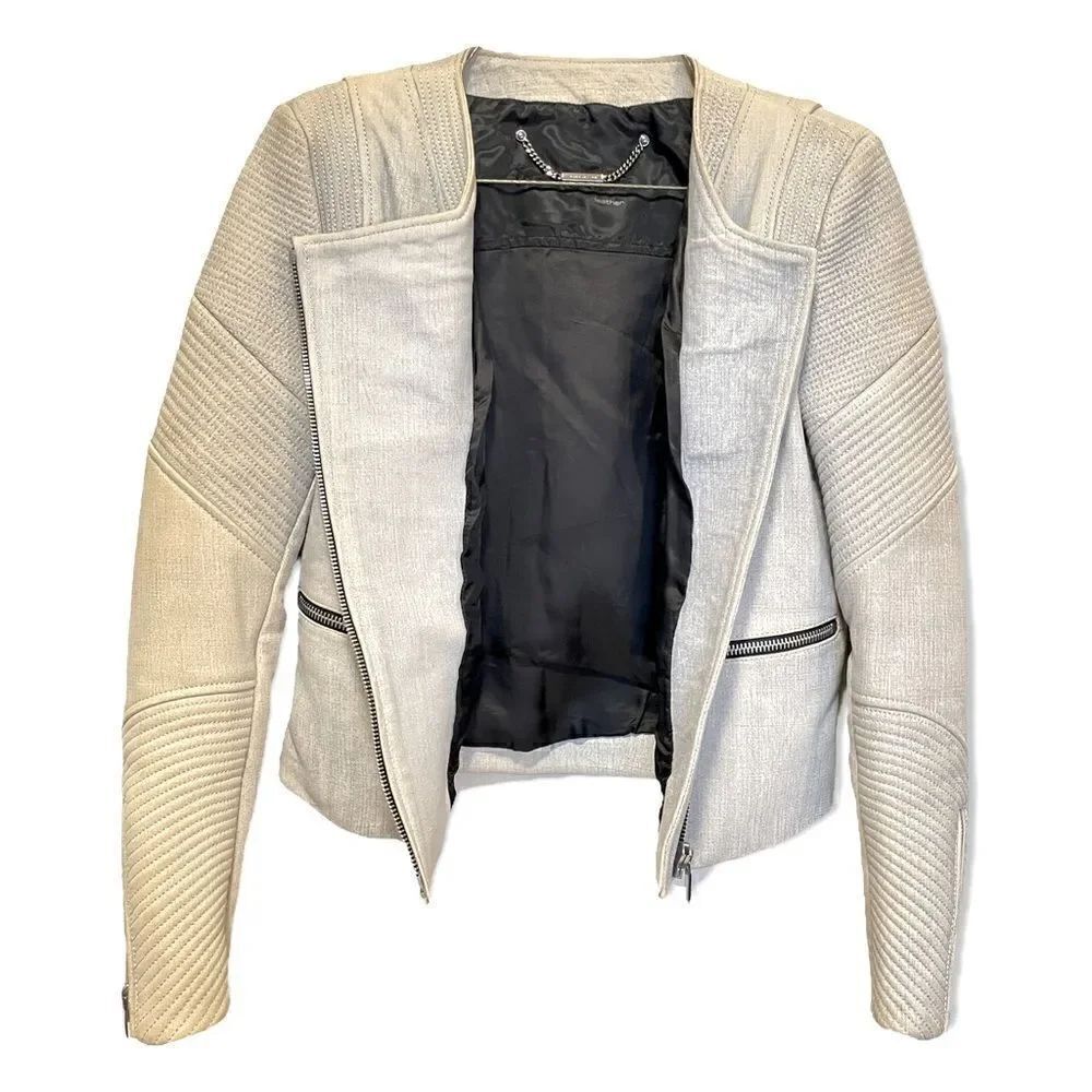 Barbara Bui Leather MOTO-Jacket - Picture 12 of 13